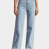 Wide Leg Light Denim Jeans