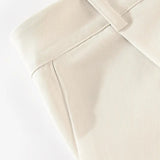 White Wide Leg Trousers