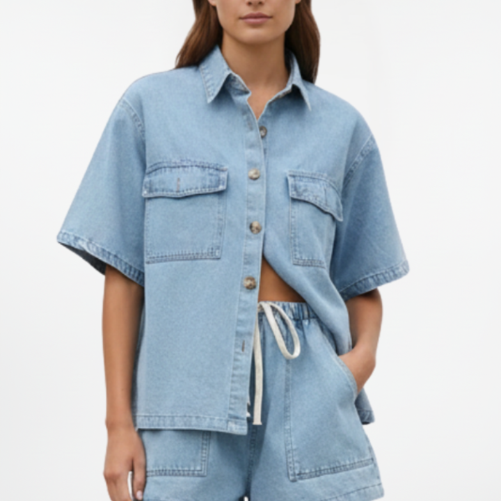 Women's Utility Shirt & Shorts Set