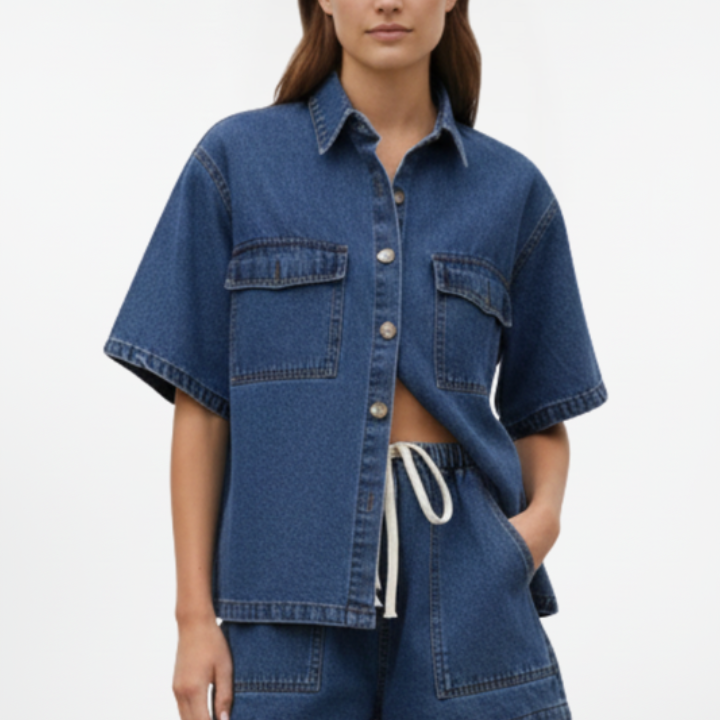 Women's Utility Shirt & Shorts Set