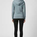 Contrast Zip Hooded Sweatshirt