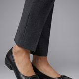 Women's Cushioned Faux Leather Ballerina Flats