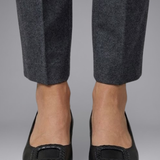 Women's Cushioned Faux Leather Ballerina Flats