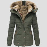 Women's Hooded Warm Lined Winter Jacket