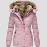Women's Hooded Warm Lined Winter Jacket