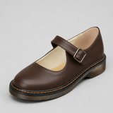 Women's Leather-Look Mary Jane Comfort Flats