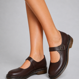 Women's Leather-Look Mary Jane Comfort Flats