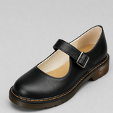 Women's Leather-Look Mary Jane Comfort Flats
