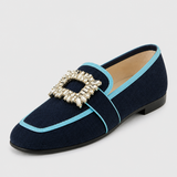 Women's Buckle Loafers with Cushioned Footbed