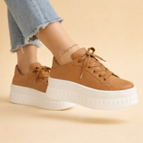 Women's Chunky Platform Sneakers with Cushioned Footbed