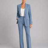 Women's Tailored Blazer and High-Waist Trouser Set