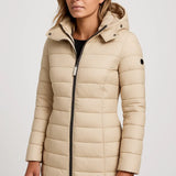 Women's Mid-Length Quilted Puffer Coat
