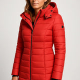 Women's Mid-Length Quilted Puffer Coat