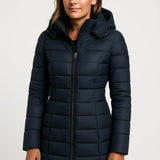 Women's Mid-Length Quilted Puffer Coat