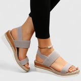 Adjustable Wedge Strap Sandals