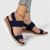 Adjustable Wedge Strap Sandals