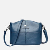 Women's Vegan Leather Crossbody Bag with Adjustable Strap