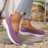 Women's Slip-On Knit Sneakers with Profiled Sole