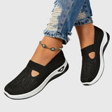 Breathable Slip-On Knit Trainers