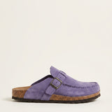 Women's Suede-Look Slip-On Cushioned Footbed Clogs