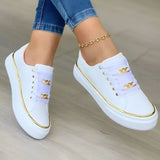 Lace Up Platform Casual Trainers