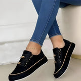 Lace Up Platform Casual Trainers