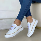 Lace Up Platform Casual Trainers