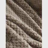 Hooded Button Front Sherpa Fleece Cardigan