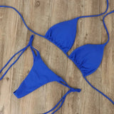 Triangle Halter Bikini Set