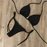 Triangle Halter Bikini Set