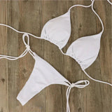 Triangle Halter Bikini Set