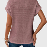 Textured Relaxed Short Sleeve T-Shirt