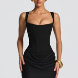 Ruched Bodycon Maxi Dress