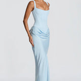 Ruched Bodycon Maxi Dress