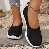 Women's Slip-On Knit Sneakers with Profiled Sole