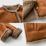 Faux Shearling Aviator Jacket