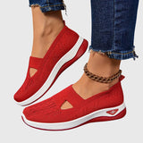 Breathable Slip-On Knit Trainers