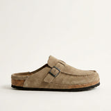 Women's Suede-Look Slip-On Platform Clogs