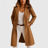 Tailored Single-Breasted Longline Coat
