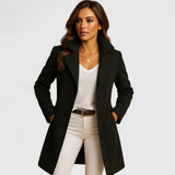 Tailored Single-Breasted Longline Coat