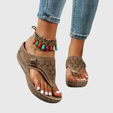 Adjustable Cutout Clog Sandals