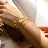 Women's 6-Piece Stainless Steel Bracelet Set