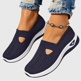 Breathable Slip-On Knit Trainers