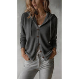 Women's White Autumn Cardigan