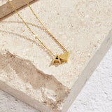 Women's Initial Necklace with Heart Detail, Adjustable