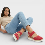 Mary Jane Espadrille Platform Sandals