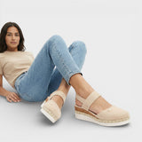 Mary Jane Espadrille Platform Sandals