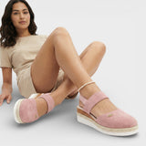 Mary Jane Espadrille Platform Sandals