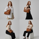 Women's Classic Brown Leather Bag