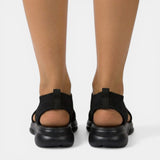 Breathable Cut-Out Platform Sandals